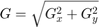 $$G = \sqrt{ G_{x}^{2} + G_{y}^{2} }$$